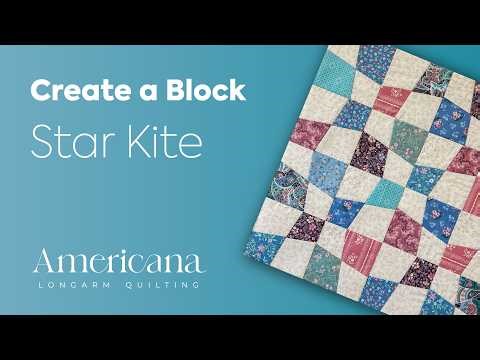 Star Kite Quilt Block Tutorial