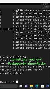 Install ‘gcc’ and ‘g++’ Packages on Linux Rocky #shorts