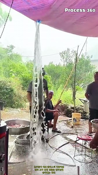 농장 차광막 고인 빗물 안전하게 제거하는 방법 및 관리 노하우 #worker #process #farming #maintenance #safety