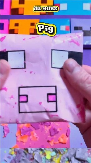 Every Minecraft Mob Gets CRUSHED in WAX! #shorts #minecraft