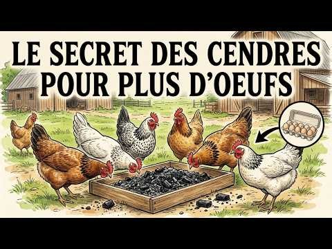 Charbon et cendres : le secret pour des poules saines et productives