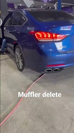 Muffler DELETE. Genesis G80 5.0