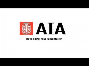 Developing An AIA CES Presentation
