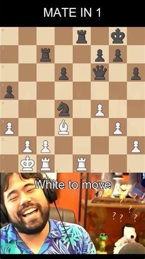 ''🤔♟ Checkmate in 1 Move! 👀⏰'' #chess #easypuzzle #tricky #shorts #checkmatepractice