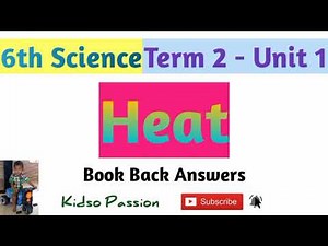 6th Std Science Term 2 Unit 1 Heat Book Back Answers