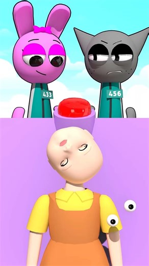 Incredibox Sprunki — Fix Face with Gray and Pinki