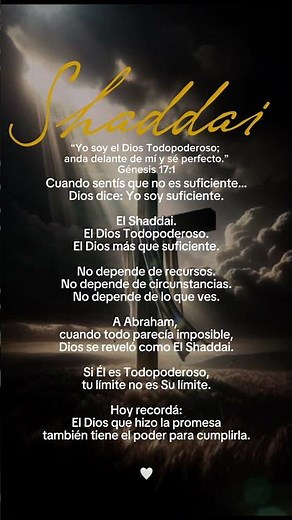 🔥 El Shaddai: El Dios Todopoderoso que es suficiente | Biblia Viva