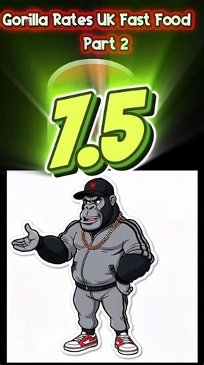 UK Fast Food is a SCAM 🍟 🤡 Gorilla Rates Part 2