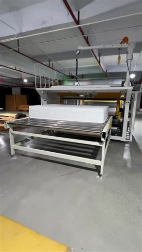The entire process of packing a compressed mattress#mattress #compressedmattress #furniturefactory