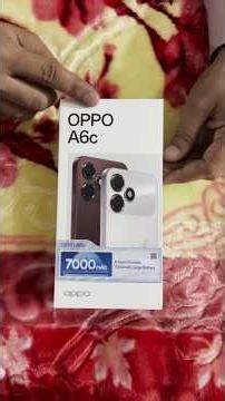 Oppo A6c Unboxing | Review Oppo A6c #brothermobile3020