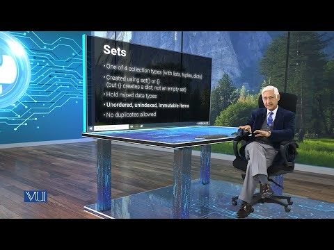 Sets | Programming Using Python | CS306_Topic067