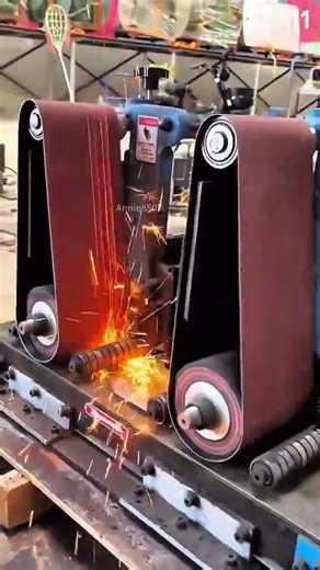 Industrial sanding machines work quickly to produce smooth surfaces.