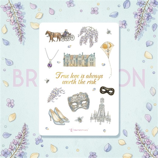 Masquerade Ball Themed Decorative Stickers, Bridgerton Inspired, for Planners and Scrapbooking, Fantasy Style - Etsy
