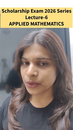 Scholarship 2026 Series Lecture-6 APPLIED MATHEMATICS - Vidhi Mam #maharashtraboard #scholarshipexam