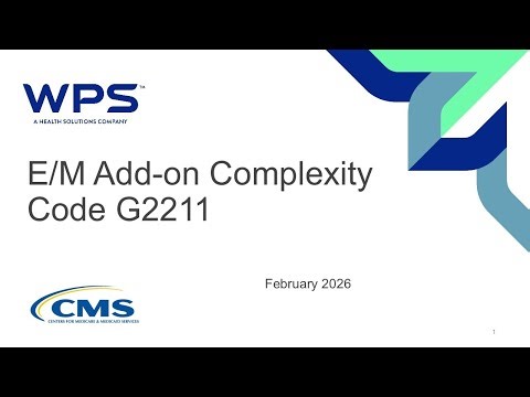 E/M Add-on Complexity Code G2211