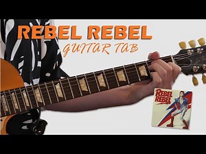 Rebel Rebel - Guitar Lesson with TAB - David Bowie