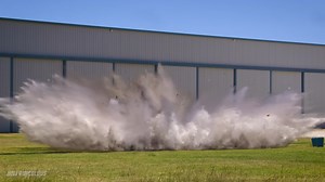 Watch The Explosion Largest Water Balloon Makes When It's Dropped From 200ft