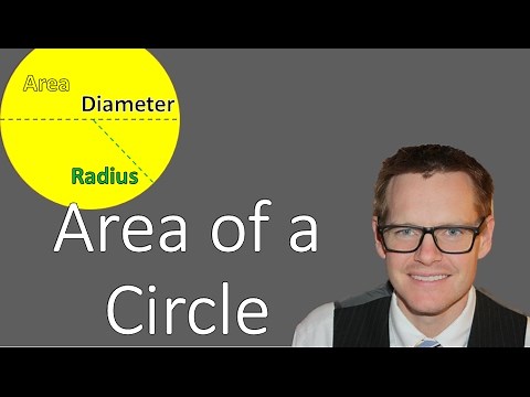 How to Find Area of a Circle from Radius and Diameter (Simplifying Math)