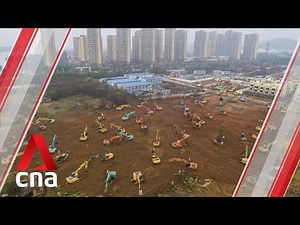 Wuhan coronavirus: Timelapse of the construction of a new hospital in China