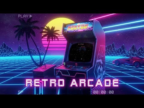 Retro Arcade Dream on a Neon Grid 🕹️ Synthwave for Gaming, Relax & Vibe