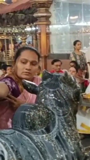 నంది అభిషేకం మహాకాళేశ్వర్ టెంపుల్# ఓం నమశ్శివాయ#🙏🙏🙏♥️