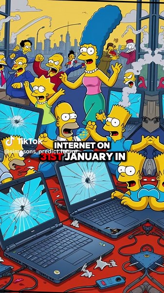 The Simpsons Predict Major Internet Outage in January