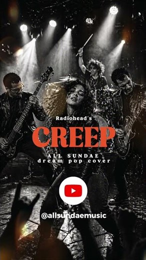 Radiohead - Creep (cover). Full song on YT. #allsundae #cover