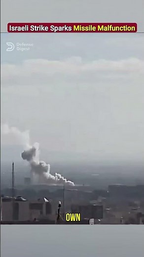 Israeli Strike Triggers Accidental Missile Launch in Iran!