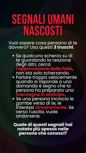 🧠 Leggi il linguaggio del corpo #frasi #motivazione #frasiprofonde