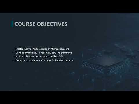 1. Microprocessors and Microcontrollers: Course Introduction