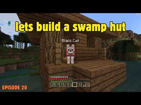 Minecraft Xbox 360 Let's Play - Idiot Tries to Build a Swamp Hut
