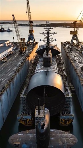 Inside a Giant Ship Dock: How Massive Ships Are Built and Repaired