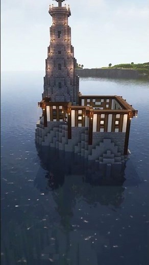 Medieval Lighthouse | Tutorial | Timelapse build