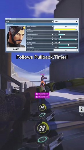 Ultimate Hanzo Crosshair Tutorial for Overwatch 2