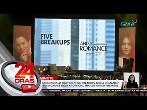 Ilang GMA Executives at cast ng 'Five Breakups and a Romance' rumampa sa red carpet gala at official trailer world premiere | Videos | GMA News Online