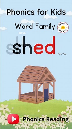 Word family ed Words. CVC words reading Practice with Phonics. Follow Phonics Reading to learn more. . #phonics #cvcwords #learntoread | Phonics Reading