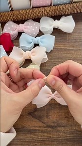 The Cutest baby Bow I’ve Ever Made😍 #cutebows #tutorial #babybows #diy #etsyshop