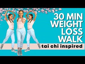 30 Minute Walking Exercise for Weight Loss| Tai Chi Inspired Walk Fat Burning - Lucy Wyndham-Read