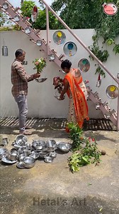 11M views · 64K reactions | Restaurant staircase vessel decoration #vessel #restaurant #staircase | Hetal's Art | Facebook