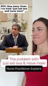 “Eat less, move more” 🫠