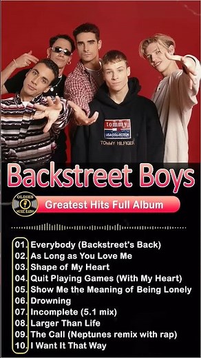 Backstreet Boys Greatest Hits Full Album🎶 Best Songs Of Backstreet Boys 💖 Old Love Songs 70s 80s 90s