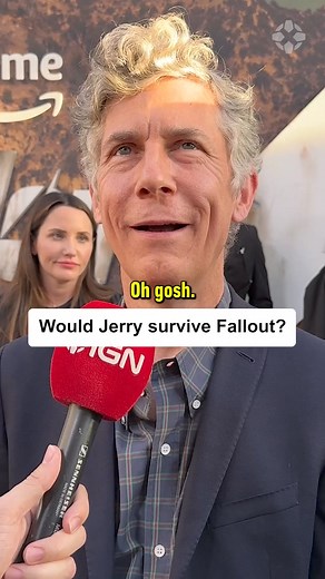 Chris Parnell is in Fallout! He plays Ben, the Overseer of Vault 32. #fallout #tv #show #chrisparnell #jerry #rickandmorty #redcarpet #celebrity #premiere #ign #interview #gaming | IGN