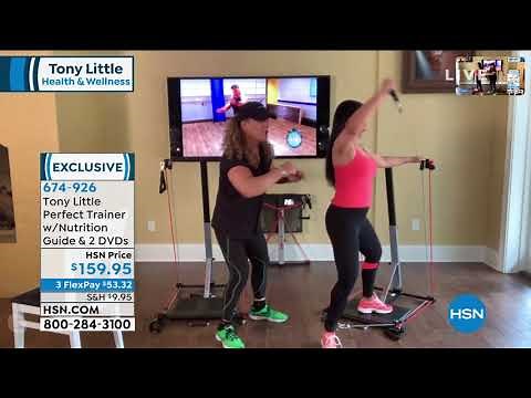 Tony Little Perfect Trainer with Nutrition Guide and 2 D...