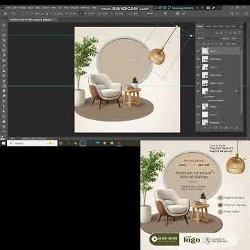 photoshop tutorial: Premium Furniture Social Media Pos