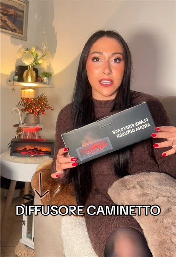 Diffusore di aromi a fiamma da caminetto & Umidificatore a nebbia fredda (link nel carrello arancione) 🪵☕️✨ #diffusore #decorazionicasa #tiktokshopfinds #diffusorearomi #tiktokshopitalia