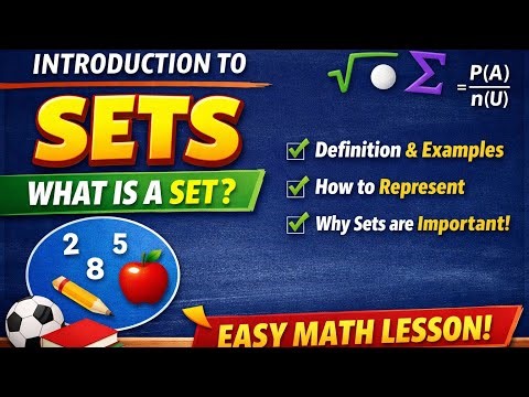 Introduction of set and what is set in mathematics.? (Class 6,7,8,10) Chapter first