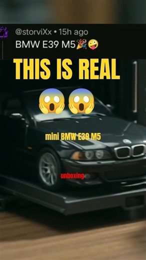 Mini BMW E39 Unboxing & Cold Start! (ASMR) 🚗💨