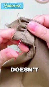 Pants Too Long? Hem Them at Home Like a Pro.#lifehacktips #sewingtips #fashionideas #fashiontips