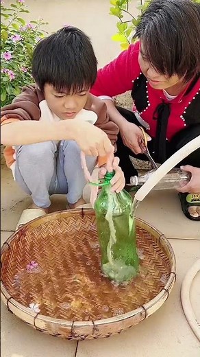You can clean intestines like this? I'm impressed! New brain is smart. #MotherAndChildDaily