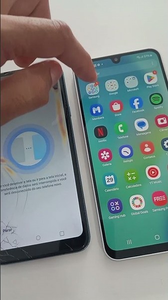 how to transfer data from one cell phone to another and got error #smartphone